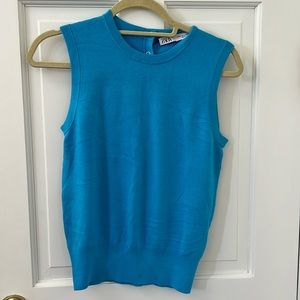 Blue Zara Sleeveless Top